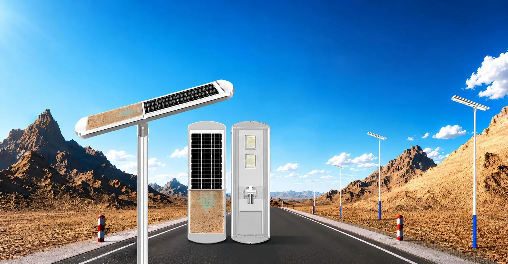 SELF CLEANINGSOLAR STREET LIGHT